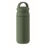 Gourde isotherme en acier inoxydable, anti-fuite, avec poignée, 320ml couleur vert foncé