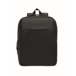 Sac à dos en RPET, pour ordinateur portable et tablette 10” et 15”” couleur noir deuxième vue