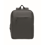 Sac à dos en RPET, pour ordinateur portable et tablette 10” et 15”” couleur gris foncé neuvième vue