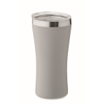 Gobelet isotherme en acier inoxydable recyclé avec couvercle, 160ml couleur gris