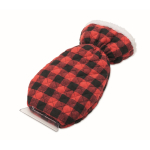 Grattoir à glace avec revêtement en gant doublé de sherpa couleur rouge septième vue
