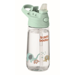 Gourde pour enfant en tritan avec paille, anti-fuite, 450ml couleur vert menthe deuxième vue principale
