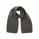 Écharpe extensible en polyester recyclé, couleurs classiques couleur blanc/noir
