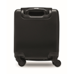 Valise cabine en ABS, 4 roulettes et serrure à combinaison, 14 pouces couleur noir