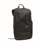 Sac à dos étanche avec bande réfléchissante, 15 pouces couleur noir vue principale