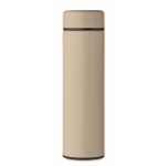 Gourde isotherme en acier inoxydable recyclé, capacité 420ml couleur beige cinquième vue