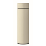 Gourde isotherme en acier inoxydable recyclé, capacité 420ml couleur blanc cassé