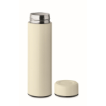 Gourde isotherme en acier inoxydable recyclé, capacité 420ml couleur blanc cassé quatrième vue