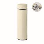 Gourde isotherme en acier inoxydable recyclé, capacité 420ml couleur blanc cassé cinquième vue