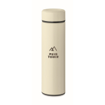 Gourde isotherme en acier inoxydable recyclé, capacité 420ml couleur blanc cassé vue principale