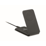 Chargeur sans fil pliable avec support pour téléphone portable 15W couleur noir vue principale