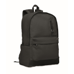 Sac à dos pour ordinateur portable 15 pouces en coton recyclé couleur noir