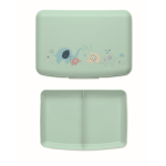 Boîte à déjeuner enfants en polypropylène recyclé à clip de 700 ml couleur vert menthe cinquième vue