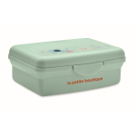 Boîte à déjeuner enfants en polypropylène recyclé à clip de 700 ml couleur vert menthe vue principale