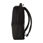Sac à dos pour ordinateur portable en polyester avec sangle 15 pouces couleur noir deuxième vue