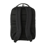 Sac à dos pour ordinateur portable en polyester avec sangle 15 pouces couleur noir troisième vue