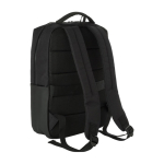 Sac à dos pour ordinateur portable en polyester avec sangle 15 pouces couleur noir cinquième vue