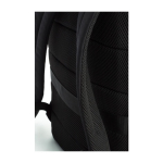 Sac à dos pour ordinateur portable en polyester avec sangle 15 pouces couleur noir sixième vue