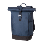 Sac à dos à enroulement pour ordinateur et bretelles rembourrées 15” couleur bleu dixième vue