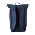 Sac à dos à enroulement pour ordinateur et bretelles rembourrées 15” couleur bleu sixième vue