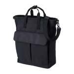 Sac à dos ordinateur portable 15” avec 2 poches à fermeture velcro couleur noir première vue