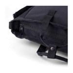 Sac à dos ordinateur portable 15” avec 2 poches à fermeture velcro couleur noir sixième vue
