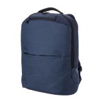 Sac à dos pour ordinateur portable 15 pouces avec 2 poches avant couleur bleu première vue