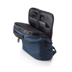 Sac à dos pour ordinateur portable 15 pouces avec 2 poches avant couleur bleu quatrième vue