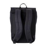 Sac à dos pour ordinateur portable 15 pouces fermeture métallique couleur noir troisième vue