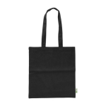 Sac en coton 100% recyclé, disponible en plusieurs couleurs, 120 g/m² couleur noir première vue