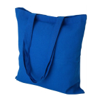 Sac en coton 100% recyclé, disponible en plusieurs couleurs, 120 g/m² couleur bleu première vue