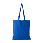 Sac en coton 100% recyclé, disponible en plusieurs couleurs, 120 g/m² couleur bleu troisième vue