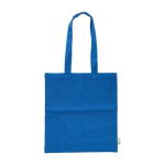 Sac en coton 100% recyclé, disponible en plusieurs couleurs, 120 g/m² couleur bleu cinquième vue