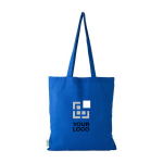 Sac en coton 100% recyclé, disponible en plusieurs couleurs, 120 g/m² avec zone d'impression