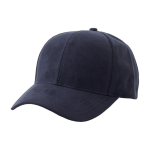 Casquette en polyester 6 panneaux fermeture boucle métallique 110 g/m² couleur bleu première vue