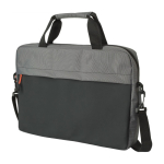 Sacoche bicolore pour ordinateur portable 15 pouces et double poignée couleur gris première vue