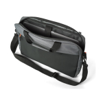 Sacoche bicolore pour ordinateur portable 15 pouces et double poignée couleur gris troisième vue