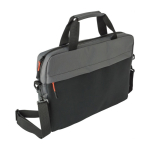 Sacoche bicolore pour ordinateur portable 15 pouces et double poignée couleur gris quatrième vue