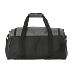 Sac de voyage bicolore avec compartiment latéral pour chaussures couleur gris deuxième vue