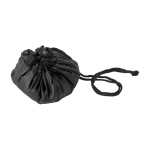 Sac de sport en toile pliable avec grand compartiment couleur noir première vue
