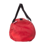 Sac de sport en toile pliable avec grand compartiment couleur rouge deuxième vue