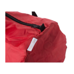Sac de sport en toile pliable avec grand compartiment couleur rouge cinquième vue