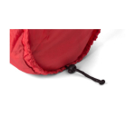 Sac de sport en toile pliable avec grand compartiment couleur rouge sixième vue