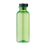 Bouteille en RPET poignée en caoutchouc et détail en bambou, 500 ml couleur vert clair dixième vue