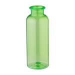Bouteille en RPET poignée en caoutchouc et détail en bambou, 500 ml couleur vert clair huitième vue