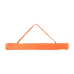 Parasol en polyester de couleur avec bord blanc et revêtement UV Ø150 couleur orange quatrième vue