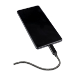 Câble de charge en nylon de 1 mètre avec ports USB-C 100W sixième vue