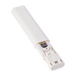 Câble multifonctions de charge et de transfert de données couleur blanc troisième vue