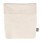 Sac isotherme pour en-cas en chanvre avec fermeture velcro 170 g/m² couleur kaki sixième vue