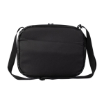 Sac isotherme en polyester avec bandoulière longue et ajustable couleur noir quatrième vue